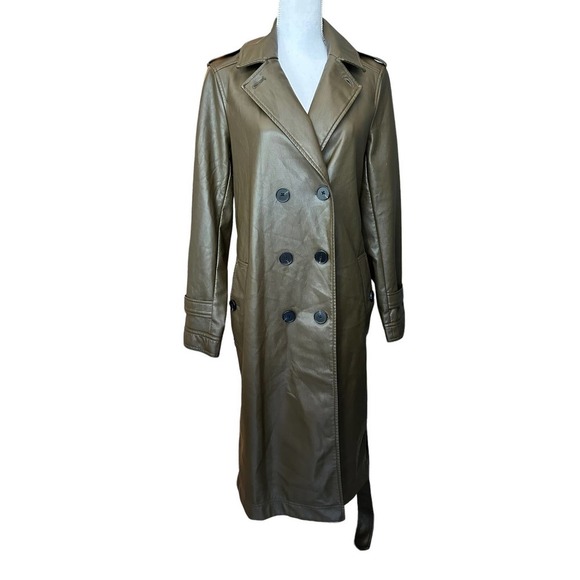 Marissa Webb Olive Trench Coat - Picture 4 of 11